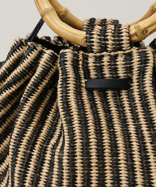 La TOTALITE（ラトータリテ）の「【CATERINA BERTINI/カテリナ ベルティーニ】バンブーハンドルBAG（ハンドバッグ・レディース・ベージュ・FREE）」の14枚目の写真