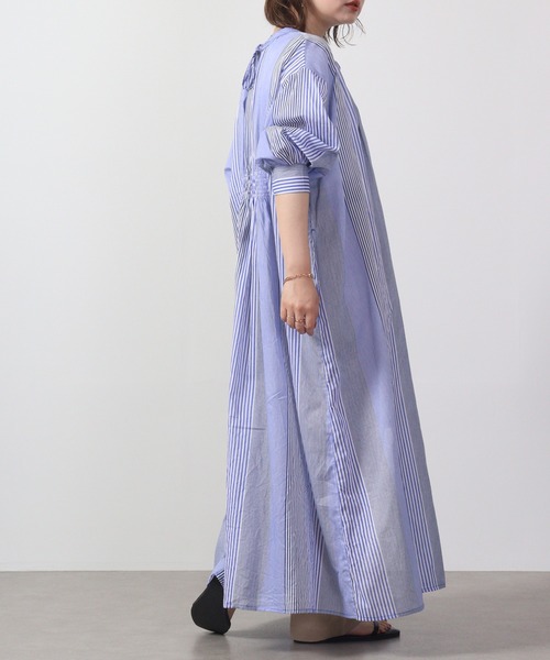 新品63622　63610ナルエーホワイトシャーリングボイルシャツワンピース 新品63622 63610ナルエーホワイトシャーリングボイルシャツ