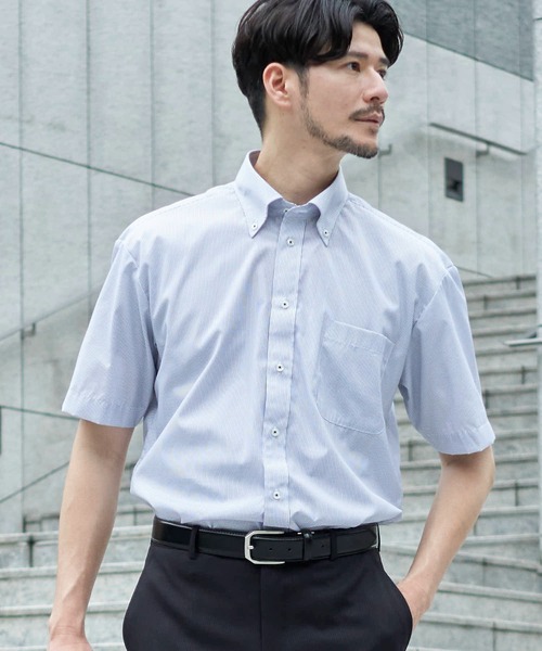 TETE HOMME（テットオム）の「形態安定 アソート T/Cドレスシャツ 