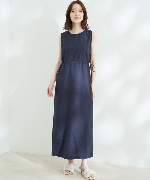Jayro(ジャイロ)の「綿麻ノースリーブワンピース(ワンピース・レディース・ネイビー/ライトグリーン/ブラウン・M)」の19枚目の写真