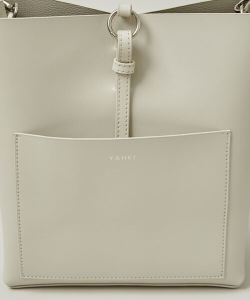 YAHKI（ヤーキ）の「【YAHKI/ヤーキ】YH-583/トートバッグ（トートバッグ・レディース・アイボリー/ブラック・FREE）」の9枚目の写真