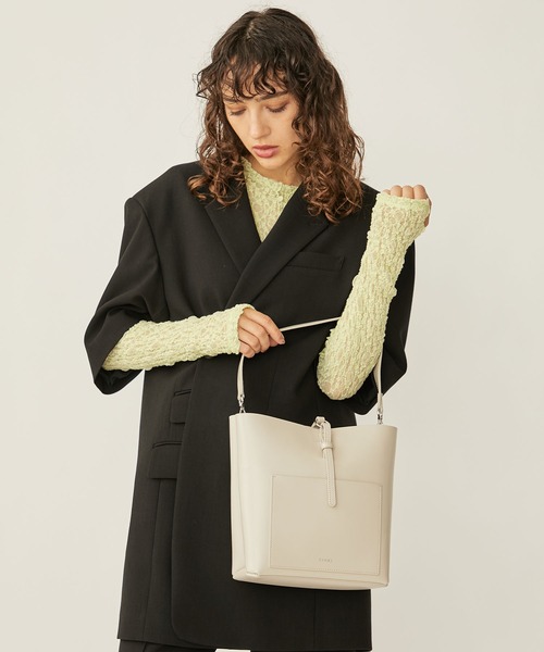 YAHKI（ヤーキ）の「【YAHKI/ヤーキ】YH-583/トートバッグ（トートバッグ・レディース・アイボリー/ブラック・FREE）」の21枚目の写真