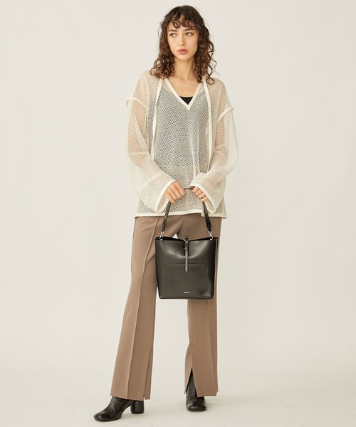 YAHKI（ヤーキ）の「【YAHKI/ヤーキ】YH-583/トートバッグ（トートバッグ・レディース・アイボリー/ブラック・FREE）」の22枚目の写真