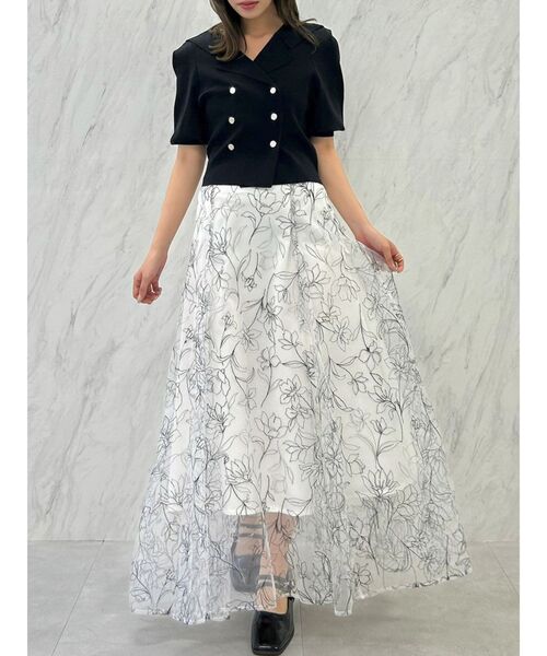 dazzlin(ダズリン)の「テーラータックニットトップス(ニット/セーター・レディース・ベージュ/ブラック・FREE)」の14枚目の写真