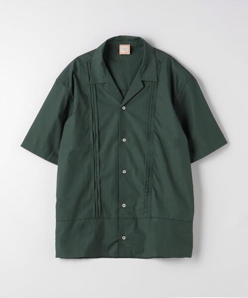 Drole De Monsieur(ドロール ド ムッシュ)の「<DROLE DE MONSIEUR × GERGEI ERDEI> PLISSEE SHIRT/シャツ(シャツ/ブラウス・メンズ・ダークグリーン・L/M)」の2枚目の写真