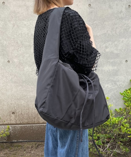 【セール】【HIKA】ドローコード ホーボーバッグ（ショルダーバッグ）｜HIKA（ヒカ）