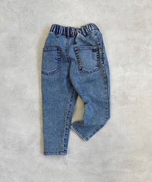 MARKEY'S | ケミカルウォッシュデニムタックパンツ（80～150cm)(デニムパンツ)