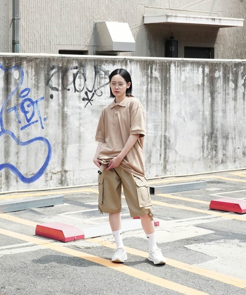 SHAKA WeAR（シャカウェア）の「SHAKA WEAR / シャカウェア 6.2 OZ POLO 半袖 ポロシャツ（ポロシャツ・メンズ・ネイビー/ベージュ/バーガンディー/グリーン/ホワイト/ブラック/杢グレー・X-LARGE/LARGE/MEDIUM）」の13枚目の写真