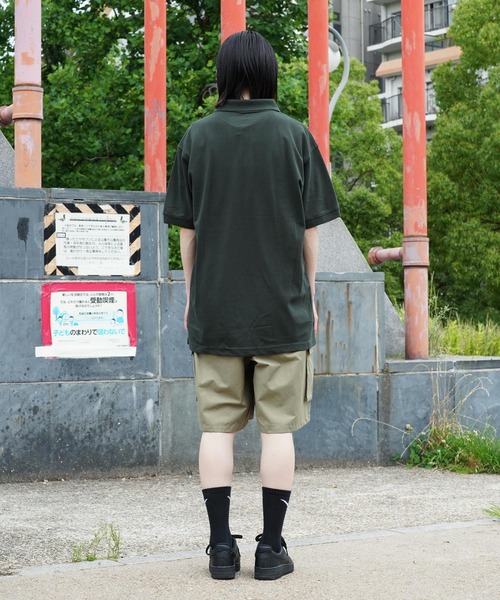 SHAKA WeAR（シャカウェア）の「SHAKA WEAR / シャカウェア 6.2 OZ POLO 半袖 ポロシャツ（ポロシャツ・メンズ・ネイビー/ベージュ/バーガンディー/グリーン/ホワイト/ブラック/杢グレー・X-LARGE/LARGE/MEDIUM）」の10枚目の写真