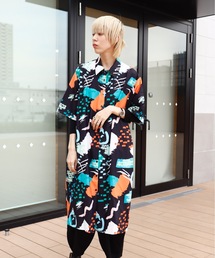 rovtski | イラストARTシャツワンピース(シャツワンピース)