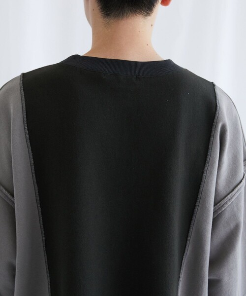 PUBLIC TOKYO（パブリックトウキョウ）の「ドッキングアウトハーフスリーブTEE（Tシャツ/カットソー・メンズ・ブラック/グレー・FREE）」の13枚目の写真