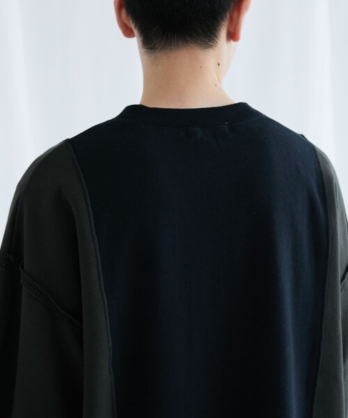 PUBLIC TOKYO（パブリックトウキョウ）の「ドッキングアウトハーフスリーブTEE（Tシャツ/カットソー・メンズ・ブラック/グレー・FREE）」の21枚目の写真