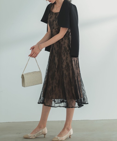 Dorry Doll（ドリードール）の「ラウンドショートジャケット（ノーカラージャケット・レディース・モカ/グレー系その他/ベージュ/ブラック・M）」の21枚目の写真