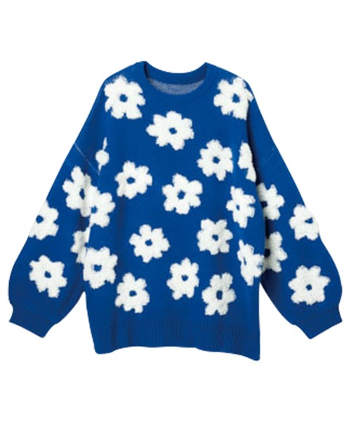 RANAN（ラナン）の「フラワージャカードニット（ニット/セーター