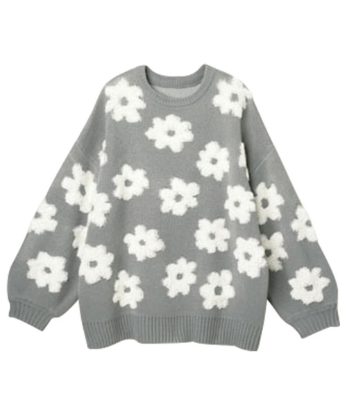 RANAN（ラナン）の「フラワージャカードニット（ニット/セーター