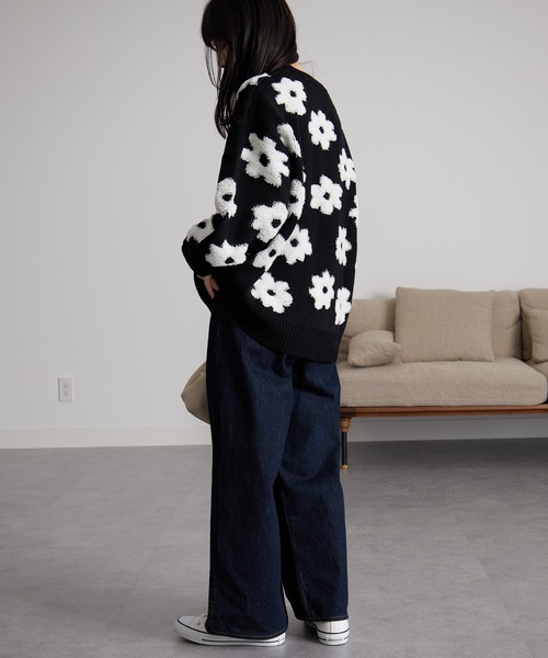 セール】フラワージャカードニット（ニット/セーター）｜RANAN（ラナン