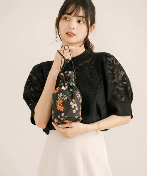 RODE SKO（ロデスコ）の「『2WAY仕様』RODESKO×ミュシャコラボバケツバッグ（ショルダーバッグ・レディース・ベージュ/ブラック・ONE）」の11枚目の写真