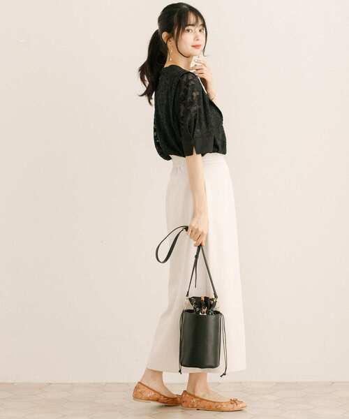 RODE SKO（ロデスコ）の「『2WAY仕様』RODESKO×ミュシャコラボバケツバッグ（ショルダーバッグ・レディース・ベージュ/ブラック・ONE）」の21枚目の写真