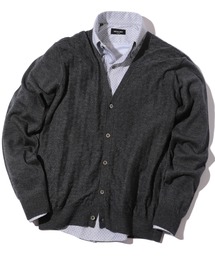 MEN'S BIGI | ランダムへリンボン編みカーディガン(カーディガン/ボレロ)