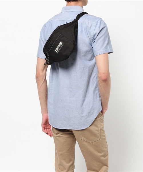 THRASHER（スラッシャー）の「WEGO/THRASHER ウエストバッグ（ショルダーバッグ・メンズ・ブラック/その他1・FREE）」の12枚目の写真