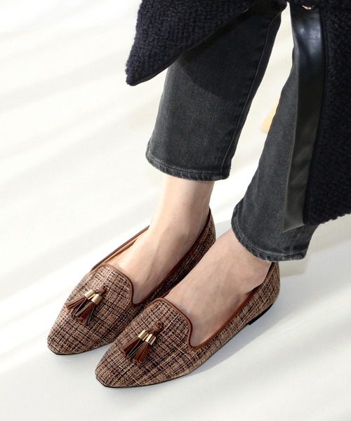 Fin（フィン）の「タッセルローファー【低反発スポンジ入り】（ローファー・レディース・ブラウン/ブラック/グレー/キャメル・22.5cm/23cm/23.5cm/24cm/24.5cm）」の7枚目の写真