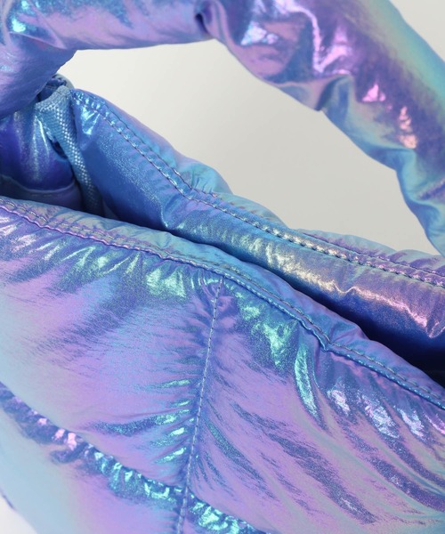 LOWRYS FARM（ローリーズファーム）の「ボールチェーンメタリックＢＡＧ 972007（ハンドバッグ・レディース・ホワイト/グリーン/ブルー・FREE）」の13枚目の写真