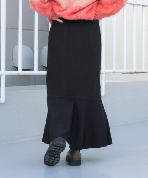 SENSE OF PLACE by URBAN RESEARCH（センスオブプレイスバイアーバンリサーチ）の「ストレッチハイウエストマーメイドスカート（スカート・レディース・ブラック/グリーン/モカ/ライトベージュ・SMALL/MEDIUM/LARGE/X-SMALL/TALL）」の13枚目の写真