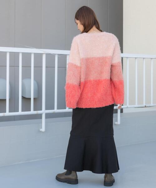 SENSE OF PLACE by URBAN RESEARCH（センスオブプレイスバイアーバンリサーチ）の「ストレッチハイウエストマーメイドスカート（スカート・レディース・ブラック/グリーン/モカ/ライトベージュ・SMALL/MEDIUM/LARGE/X-SMALL/TALL）」の21枚目の写真