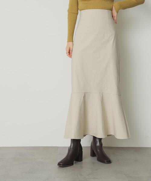 SENSE OF PLACE by URBAN RESEARCH（センスオブプレイスバイアーバンリサーチ）の「ストレッチハイウエストマーメイドスカート（スカート・レディース・ブラック/グリーン/モカ/ライトベージュ・SMALL/MEDIUM/LARGE/X-SMALL/TALL）」の8枚目の写真