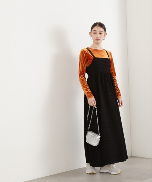 N.（N. Natural Beauty Basic）（エヌエヌナチュラルビューティーベーシック）の「◆ベロアロンＴ（Tシャツ/カットソー・レディース・オレンジ/ブルー/グレー・MEDIUM）」の13枚目の写真