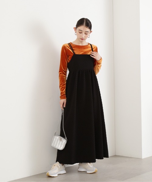 N.（N. Natural Beauty Basic）（エヌエヌナチュラルビューティーベーシック）の「◆ベロアロンＴ（Tシャツ/カットソー・レディース・オレンジ/ブルー/グレー・MEDIUM）」の15枚目の写真