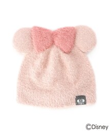 ◆【DISNEY】耳付きマシュマロニット帽