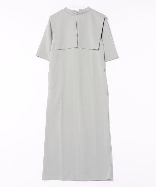 each(イーチ)の「つけ襟付き6分袖ワンピース(ワンピース・レディース・ブラック/キャメル/グレー・FREE)」の5枚目の写真