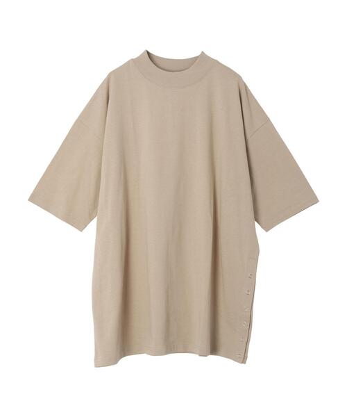 CRAFT STANDARD BOUTIQUE(クラフトスタンダードブティック)の「モックネックリングドットチュニック(チュニック・レディース・ブラック/グリーン/グレイッシュベージュ/ブラウン・FREE)」の12枚目の写真