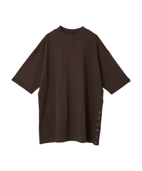 CRAFT STANDARD BOUTIQUE(クラフトスタンダードブティック)の「モックネックリングドットチュニック(チュニック・レディース・ブラック/グリーン/グレイッシュベージュ/ブラウン・FREE)」の13枚目の写真