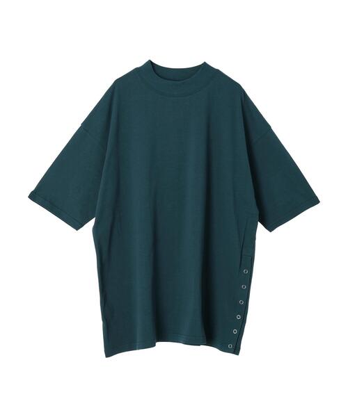 CRAFT STANDARD BOUTIQUE(クラフトスタンダードブティック)の「モックネックリングドットチュニック(チュニック・レディース・ブラック/グリーン/グレイッシュベージュ/ブラウン・FREE)」の14枚目の写真