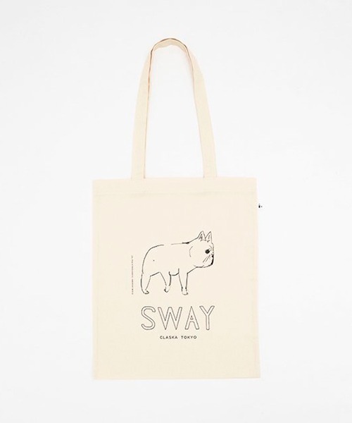 DO Original(ドー オリジナル)の「SWAY フラットトートバッグ(トートバッグ・レディース・ホワイト/ブラック・ONE SIZE)」の2枚目の写真