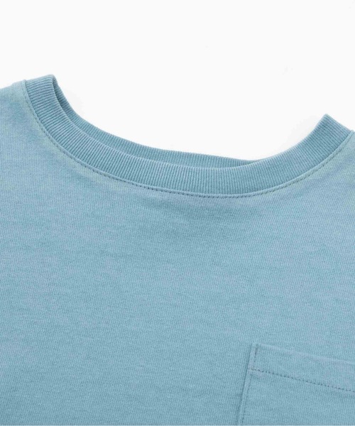 SEA（シー）の「ヘビーコットン ショートポケットTEE（Tシャツ/カットソー・レディース・ブルー/ネイビー/ホワイト/グリーン・ONE SIZE）」の10枚目の写真