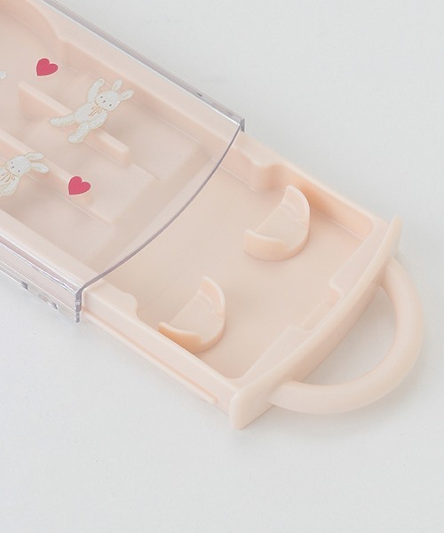 petit main(プティマイン)の「カトラリーセット【日本製】(その他小物・キッズ・ライトブルー/ライトピンク・FREE)」の3枚目の写真