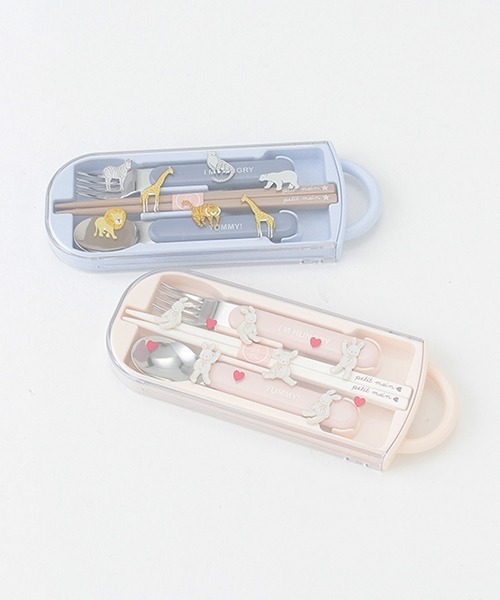 petit main(プティマイン)の「カトラリーセット【日本製】(その他小物・キッズ・ライトブルー/ライトピンク・FREE)」の8枚目の写真
