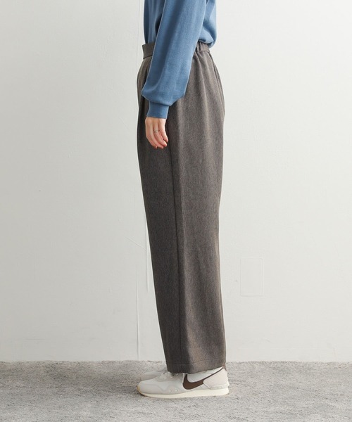 URBAN RESEARCH DOORS（アーバンリサーチドアーズ）の「メランジツイルイージーパンツ（その他パンツ・レディース・チャコールグレー/ブラウン・SMALL/MEDIUM）」の5枚目の写真