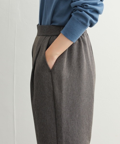 URBAN RESEARCH DOORS（アーバンリサーチドアーズ）の「メランジツイルイージーパンツ（その他パンツ・レディース・チャコールグレー/ブラウン・SMALL/MEDIUM）」の7枚目の写真