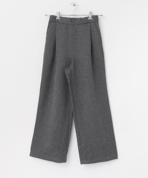 URBAN RESEARCH DOORS（アーバンリサーチドアーズ）の「メランジツイルイージーパンツ（その他パンツ・レディース・チャコールグレー/ブラウン・SMALL/MEDIUM）」の9枚目の写真