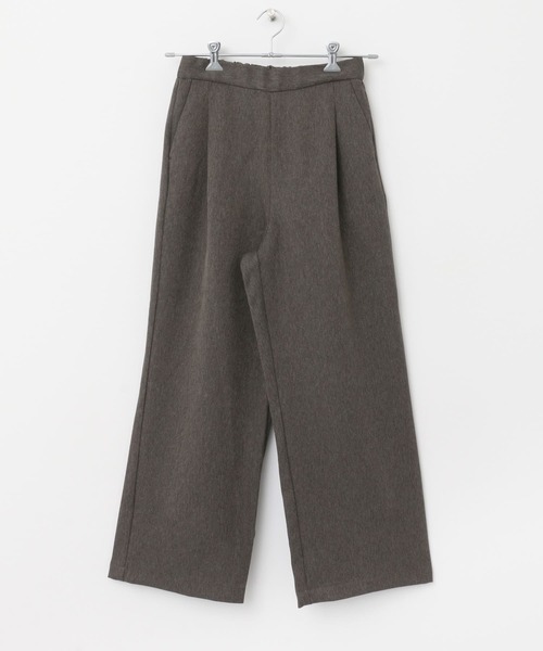 URBAN RESEARCH DOORS（アーバンリサーチドアーズ）の「メランジツイルイージーパンツ（その他パンツ・レディース・チャコールグレー/ブラウン・SMALL/MEDIUM）」の10枚目の写真