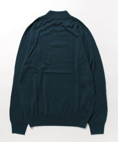 Alexander Julian（アレキサンダージュリアン）の「アレキサンダージュリアン ウォッシャブル ウール混リンクスダイヤ モックネックニット（ニット/セーター・メンズ・ターコイズブルー/パープル/ブラック/ライトグレー・X-LARGE/LARGE/MEDIUM）」の5枚目の写真