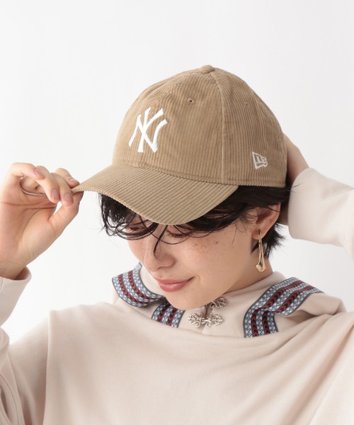 NEW ERA】ワンポイントロゴ/コーデュロイキャップ（キャップ