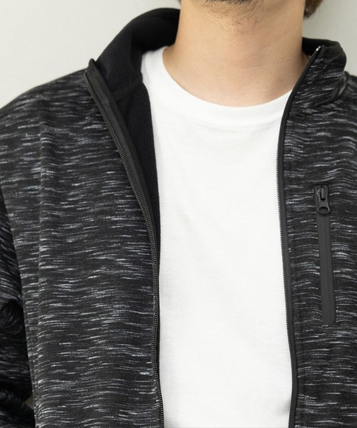 STYLEBLOCK（スタイルブロック）の「防風カット止水ZIPブルゾン（ブルゾン・メンズ・ヘザーチャコール/ブラック/杢グレー/ネイビー・L/M）」の13枚目の写真
