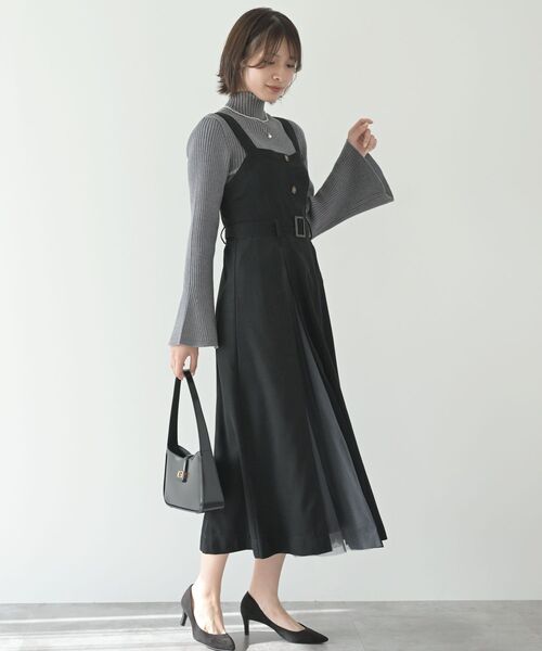 rps(アールピーエス)の「ベルスリーブボトルネックニットプルオーバー(ニット/セーター・レディース・イエロー/ブラック/グリーン/アイボリー/ラベンダー/ベージュ系その他/グレー系その他・フリー)」の22枚目の写真