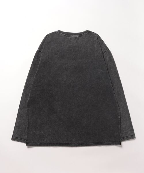ＪＵＧＬＡＮＳ（ユグランス）の「【RINGS】スカルローズピグメントTEE/ロングスリーブTシャツ（Tシャツ/カットソー・メンズ・ブラック/グレー/ホワイト・M/L）」の4枚目の写真