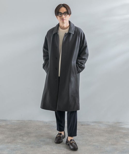 URBAN RESEARCH ROSSO MEN（アーバンリサーチロッソメン）の「『XLサイズあり』Bellandiメルトンバルマカーンコート（その他アウター・メンズ・ブラック/モカ/チャコールグレー・X-LARGE/LARGE/MEDIUM）」の8枚目の写真